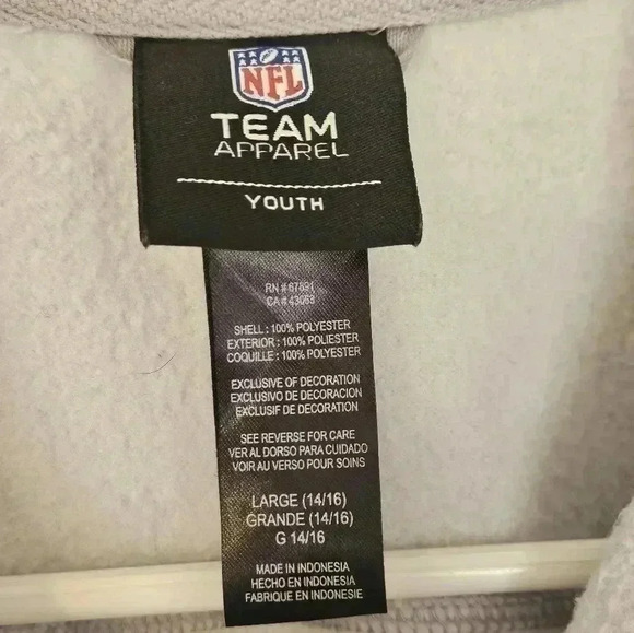 NFL Greenbay Packers Full Zip Jacket Size Youth Large (14-16) - Picture 3 of 11